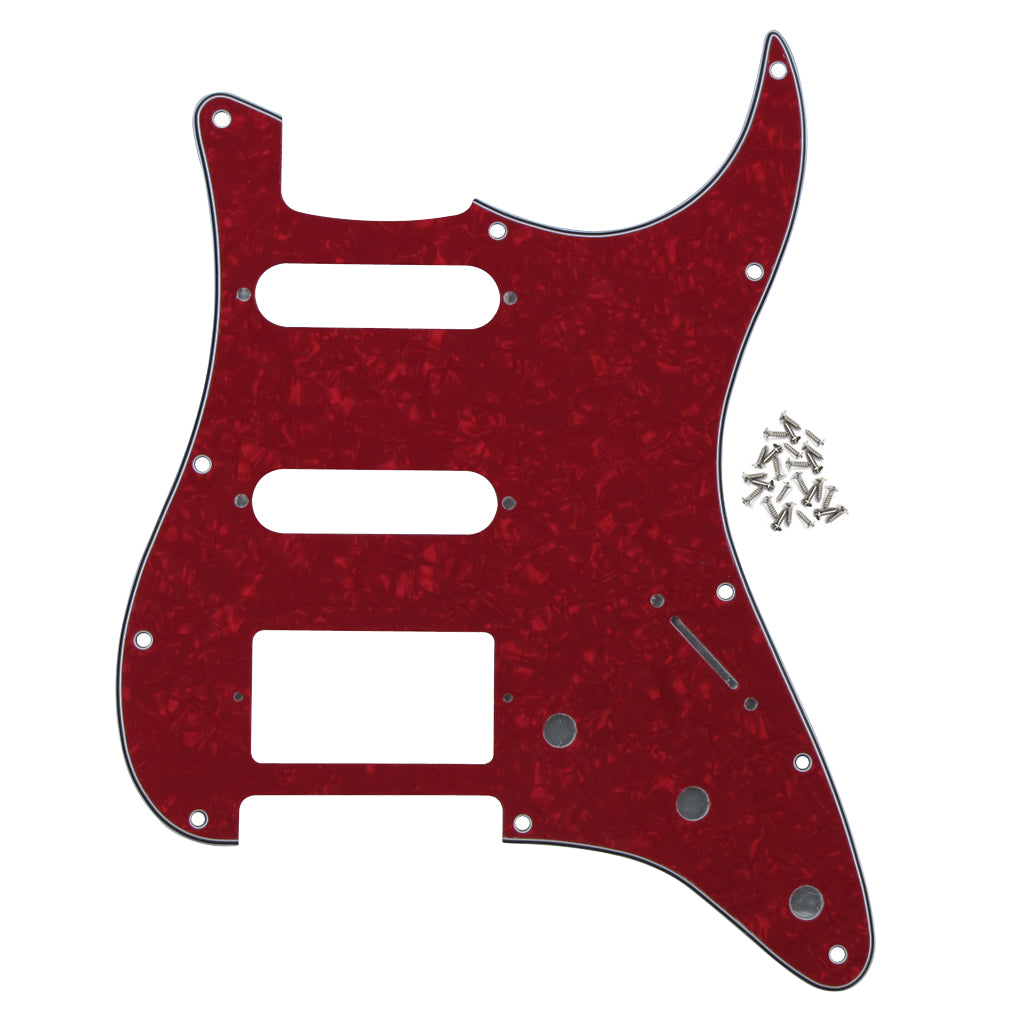 FLEOR Guitar HSS Pickguard HSS Scratch Plate for Strat | iknmusic