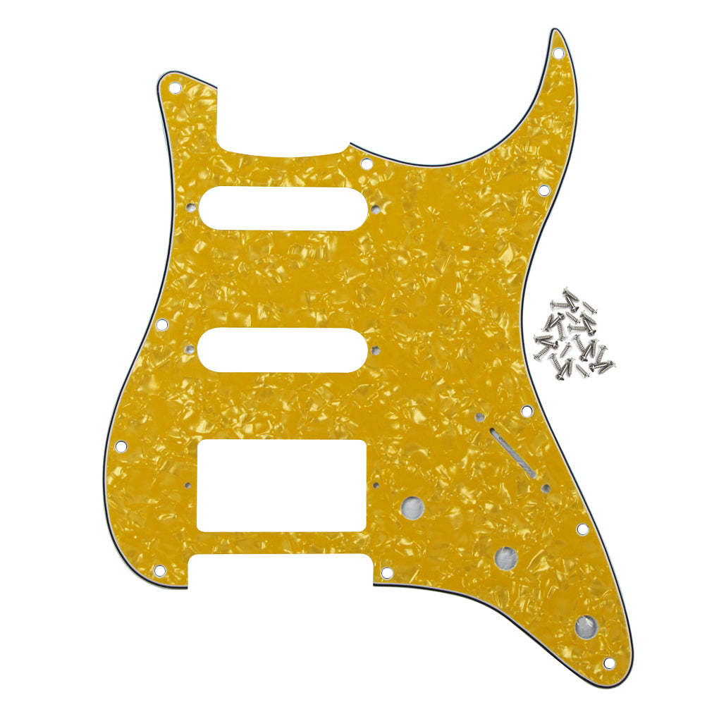 FLEOR Guitar HSS Pickguard HSS Scratch Plate for Strat | iknmusic