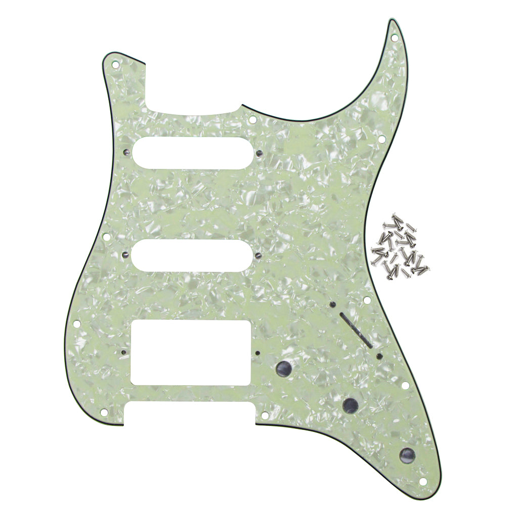 FLEOR Guitar HSS Pickguard HSS Scratch Plate for Strat | iknmusic