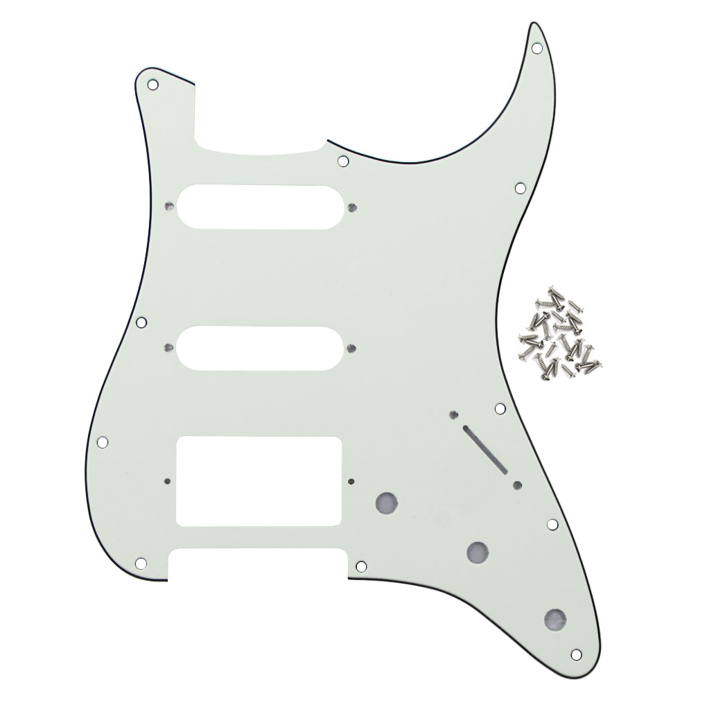 FLEOR Guitar HSS Pickguard HSS Scratch Plate for Strat | iknmusic