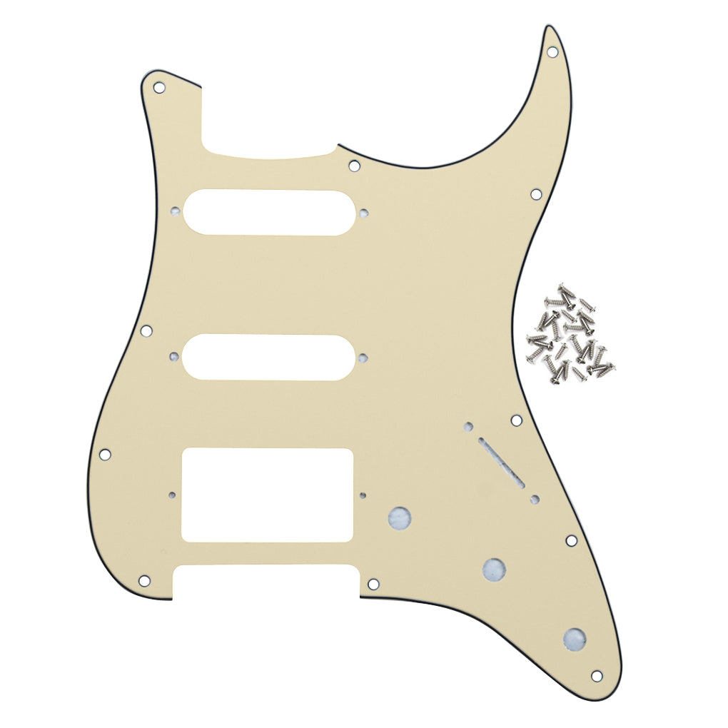 FLEOR Guitar HSS Pickguard HSS Scratch Plate for Strat | iknmusic