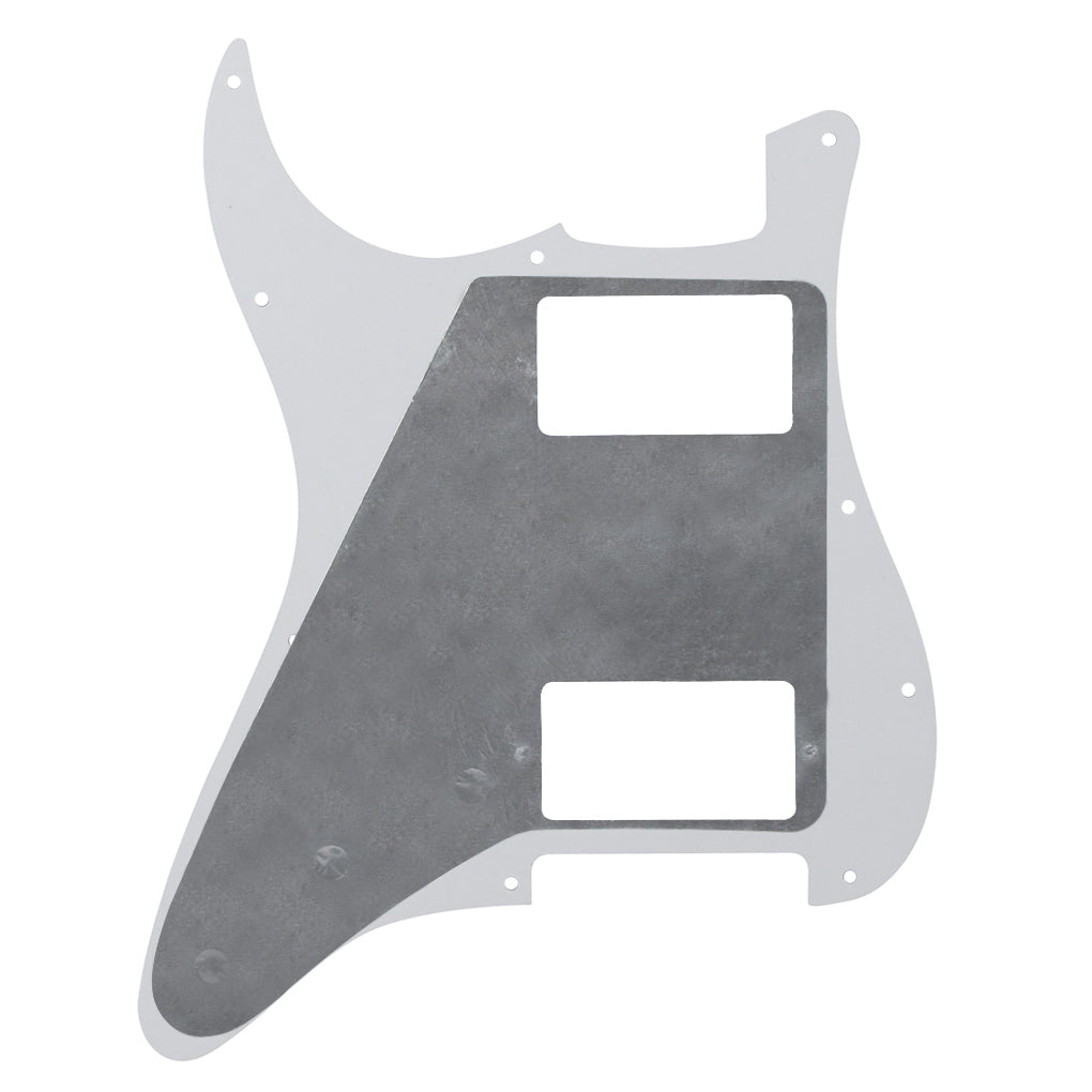 FLEOR Set of 11 Hole Strat Electric Guitar HH Pickguard Back Plate