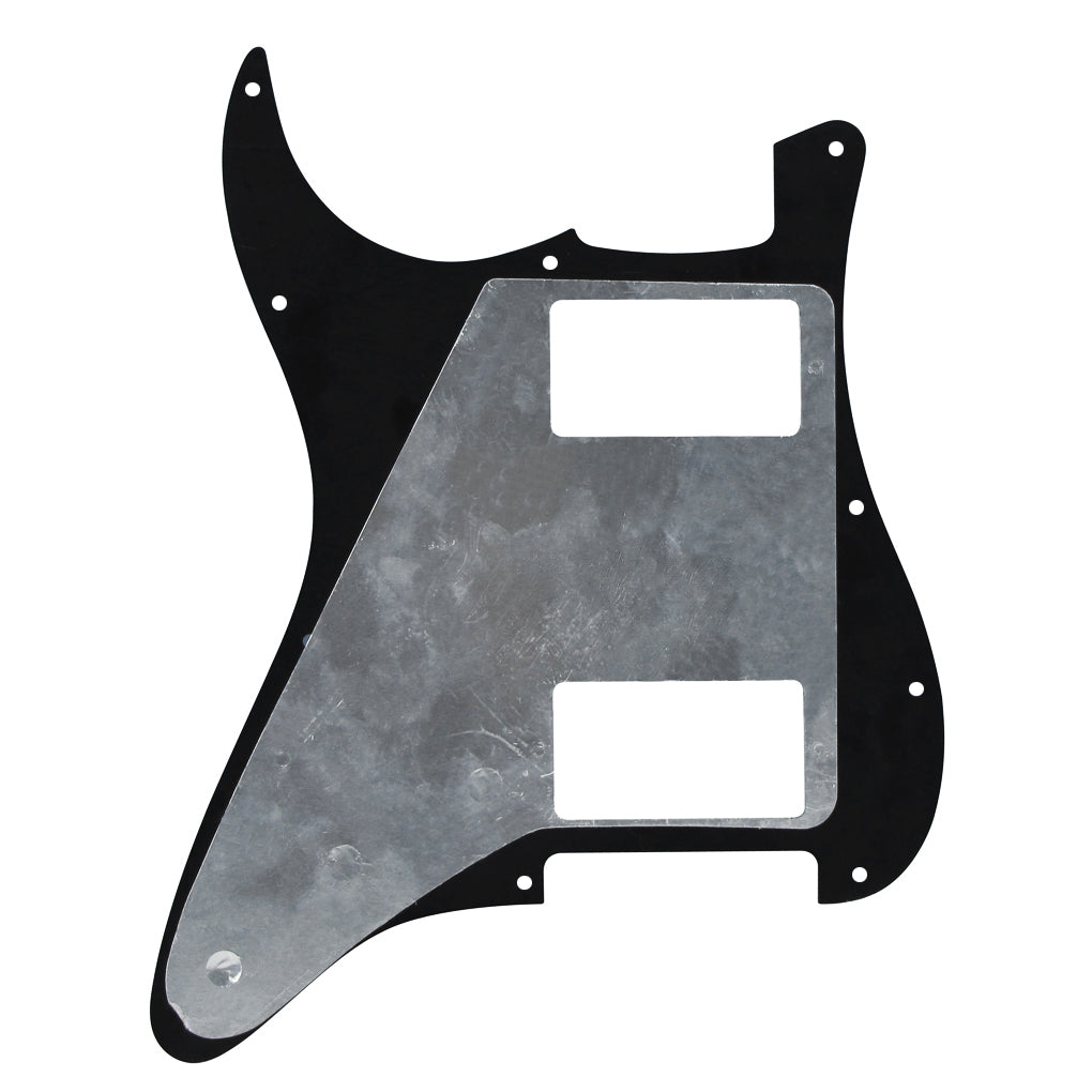 FLEOR Set of 11 Hole Strat Electric Guitar HH Pickguard Back Plate