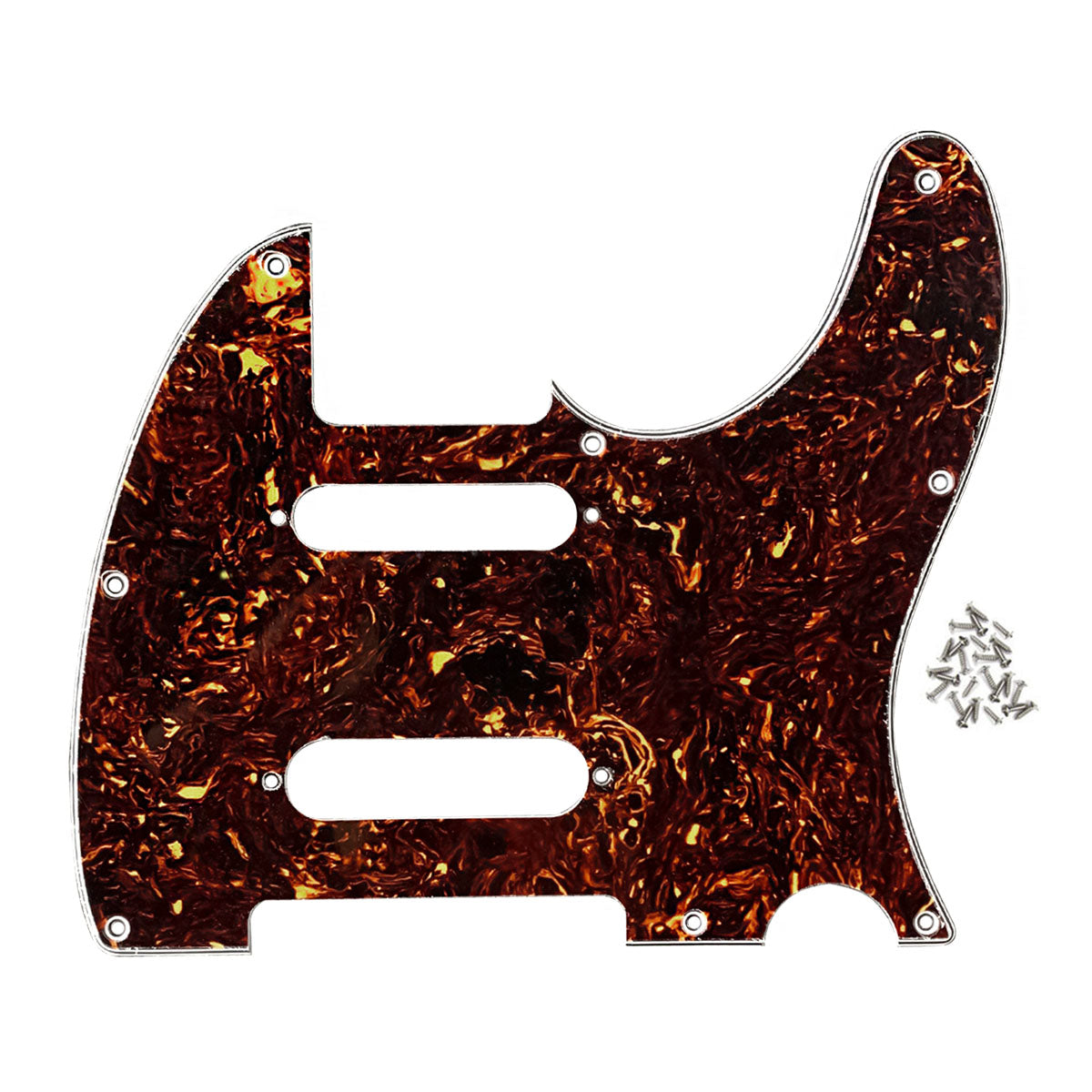 FLEOR Nashville Tele Pickguard et vis pour guitare, 11 couleurs disponibles