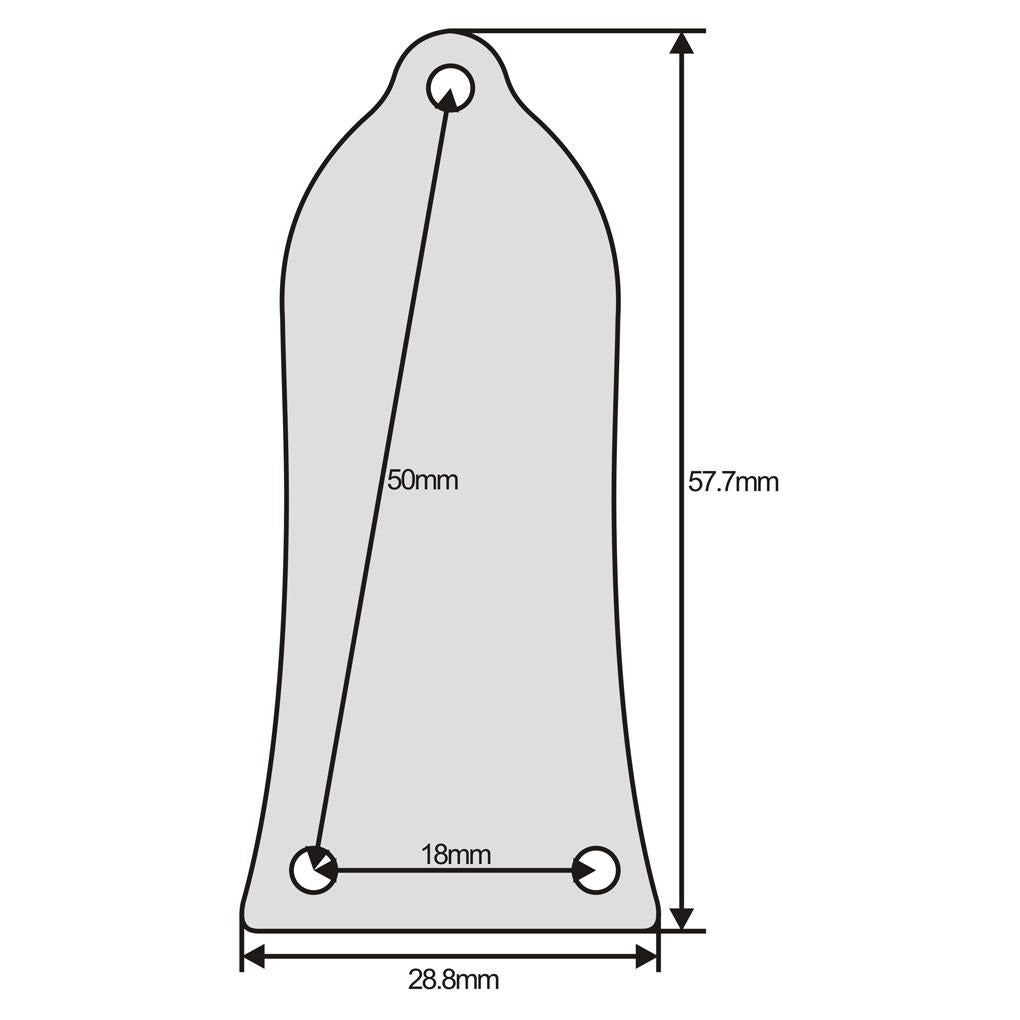 FLEOR 3 Hole Guitar Truss Rod Covers Plastic for LP Guitar | iknmusic