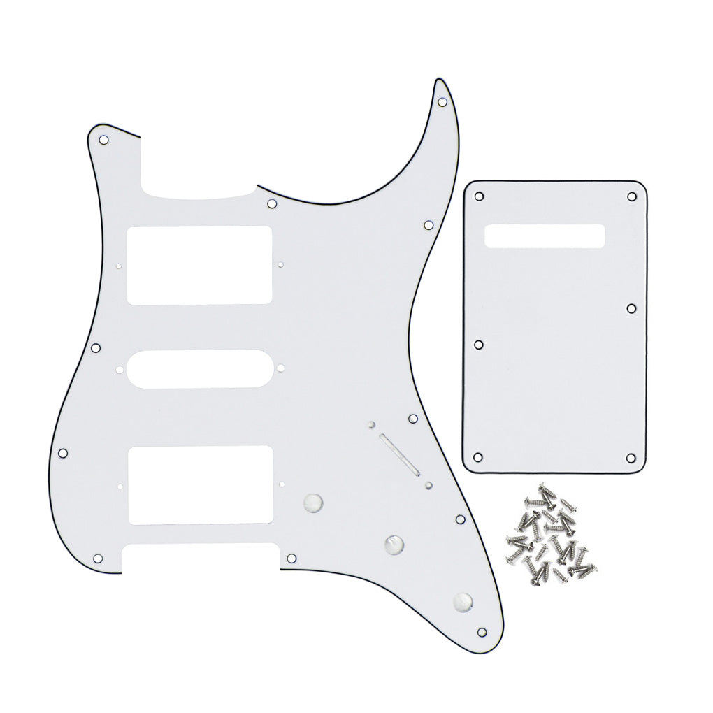 FLEOR Strat HSH Electric Guitar Pickguard & Backplate | iknmusic
