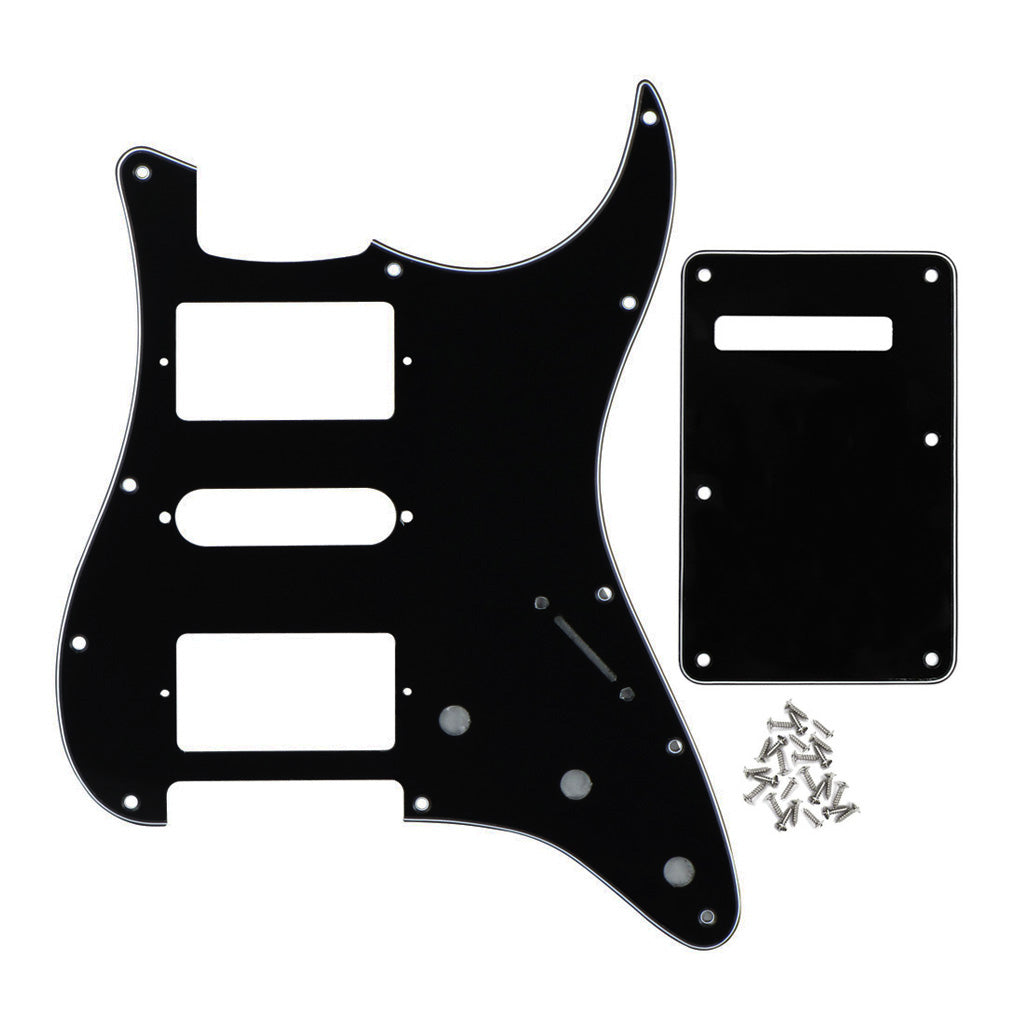 FLEOR Strat HSH Electric Guitar Pickguard & Backplate | iknmusic