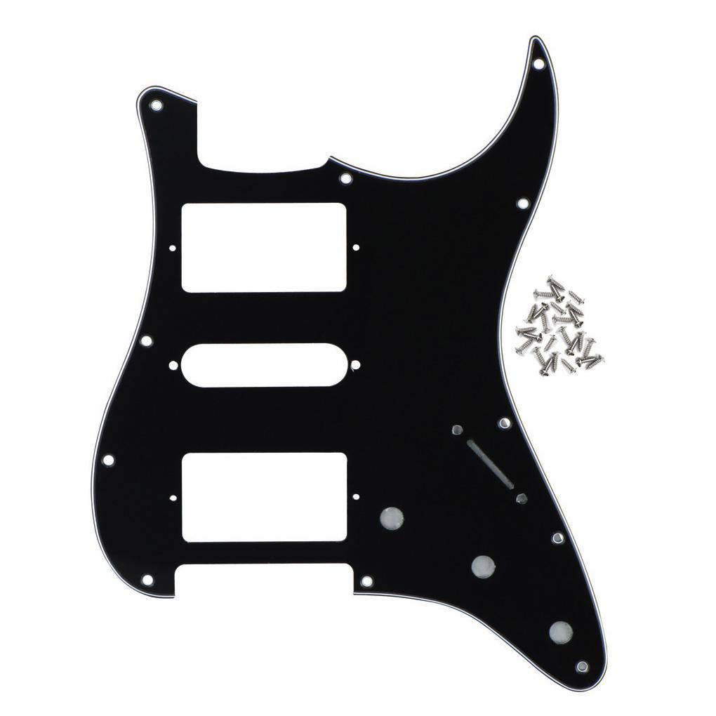 FLEOR 11 Hole HSH Electric Guitar Pickguard Strat | iknmusic