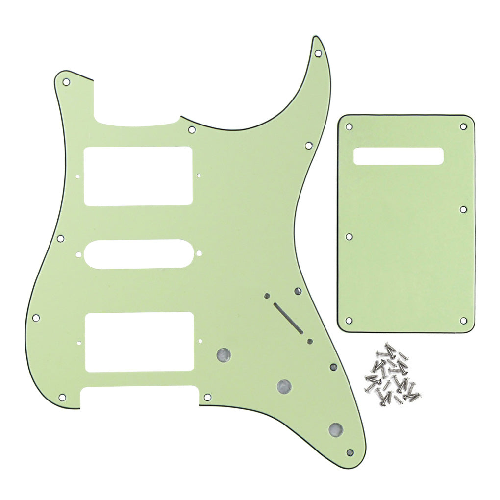 FLEOR Strat HSH Electric Guitar Pickguard & Backplate | iknmusic