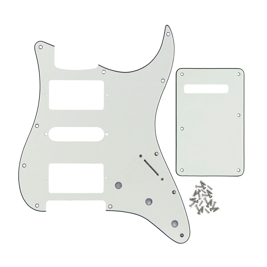 FLEOR Strat HSH Electric Guitar Pickguard & Backplate | iknmusic