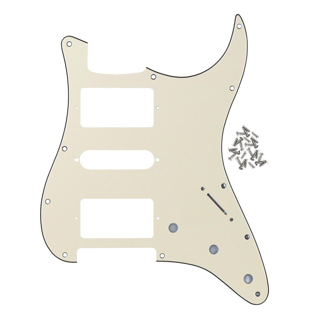 FLEOR 11 Hole HSH Electric Guitar Pickguard Strat | iknmusic