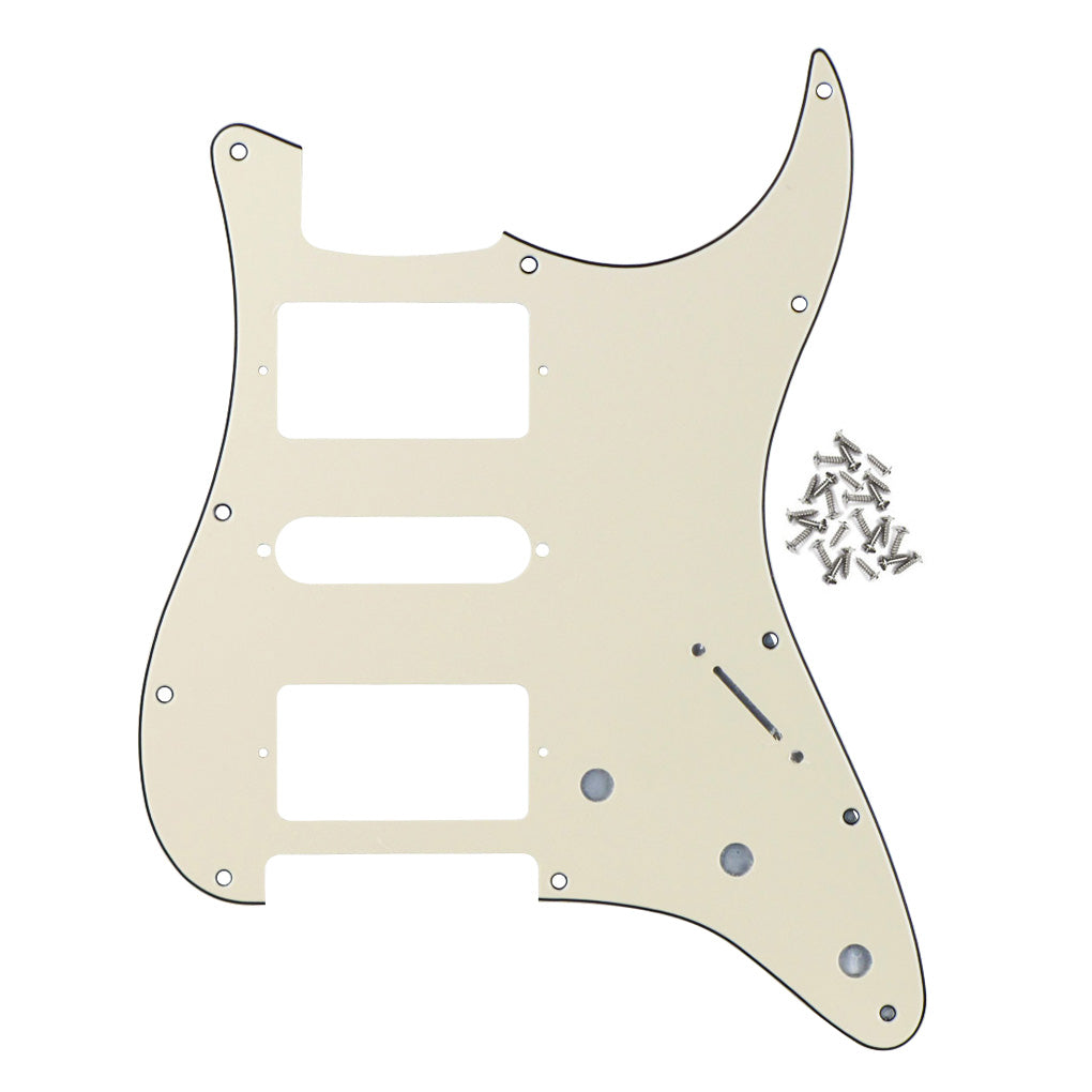 FLEOR Strat HSH Electric Guitar Pickguard & Backplate | iknmusic