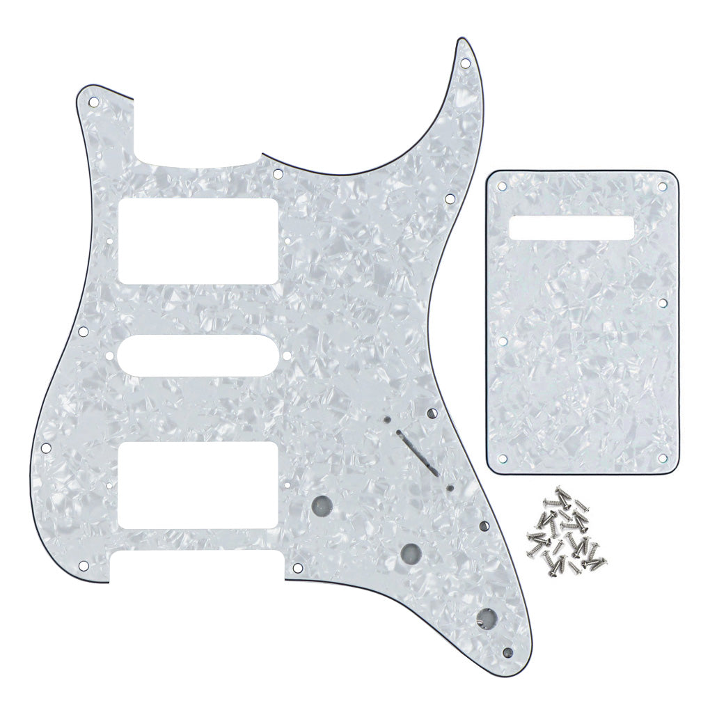 FLEOR Strat HSH Electric Guitar Pickguard & Backplate | iknmusic