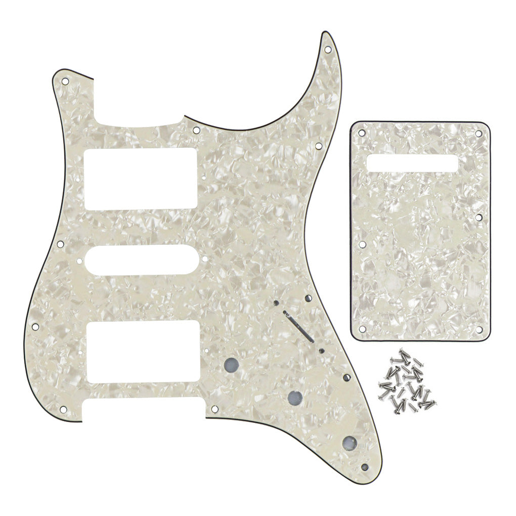 FLEOR Strat HSH Electric Guitar Pickguard & Backplate | iknmusic