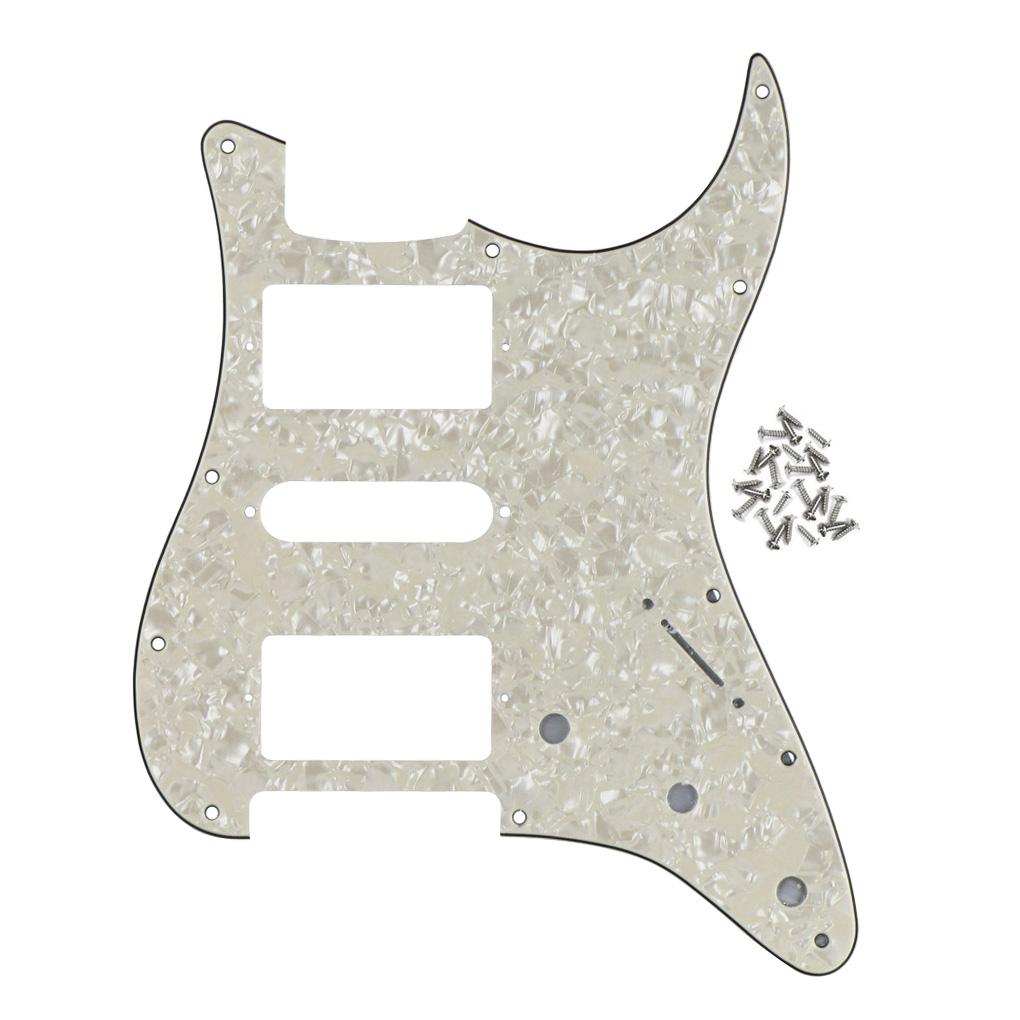 FLEOR 11 Hole HSH Electric Guitar Pickguard Strat | iknmusic