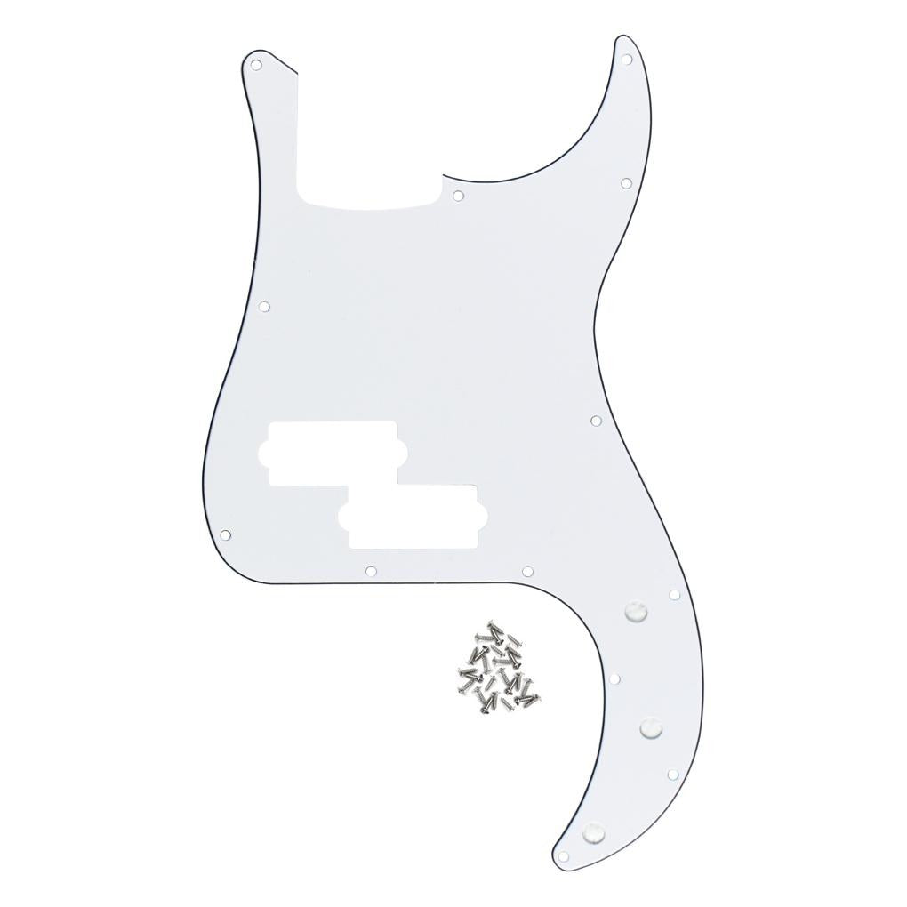 FLEOR 13 Hole PB P Bass Pickguard for 4 String Bass | iknmusic