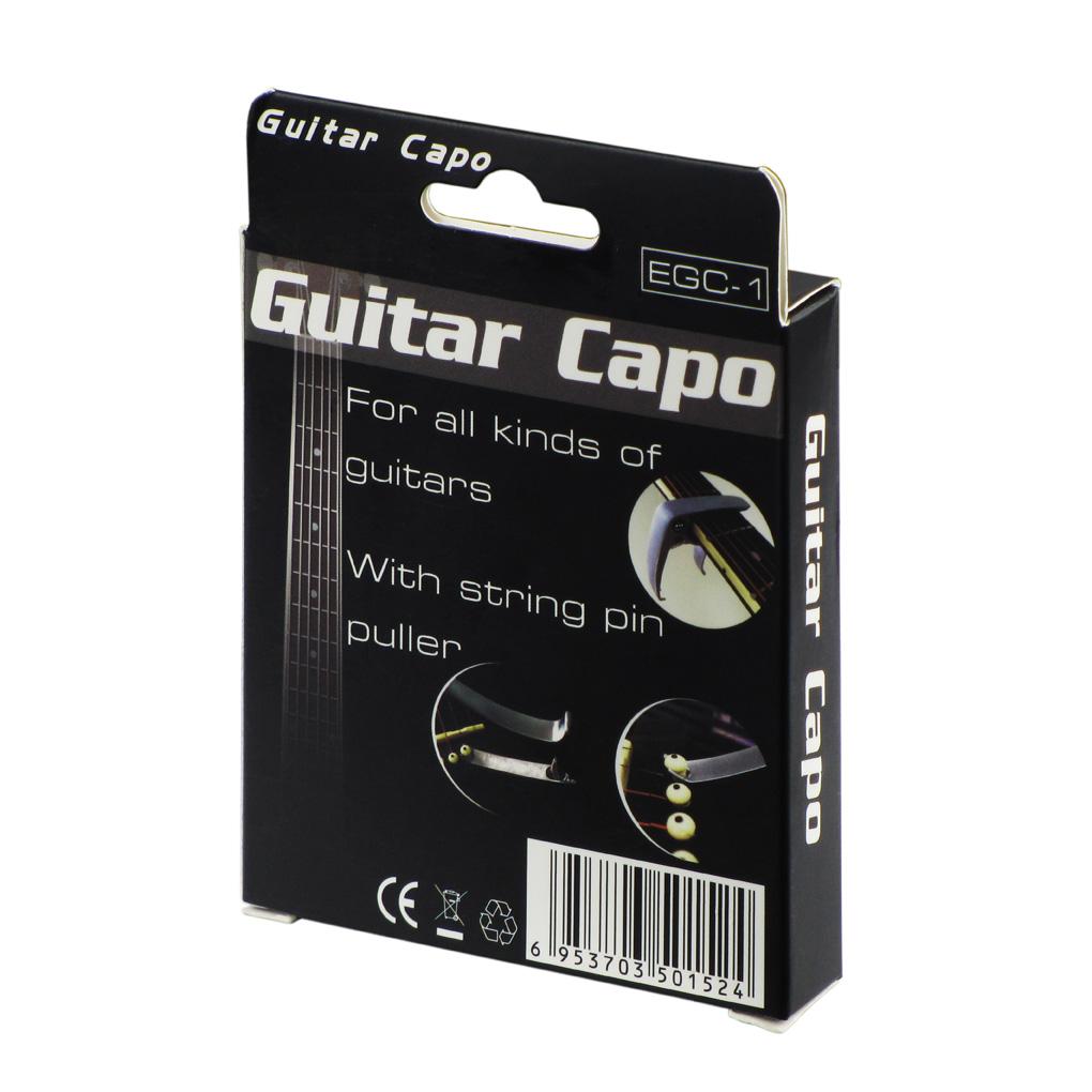 FLEOR Zinc Alloy Guitar Capo with String Pin Puller | iknmusic