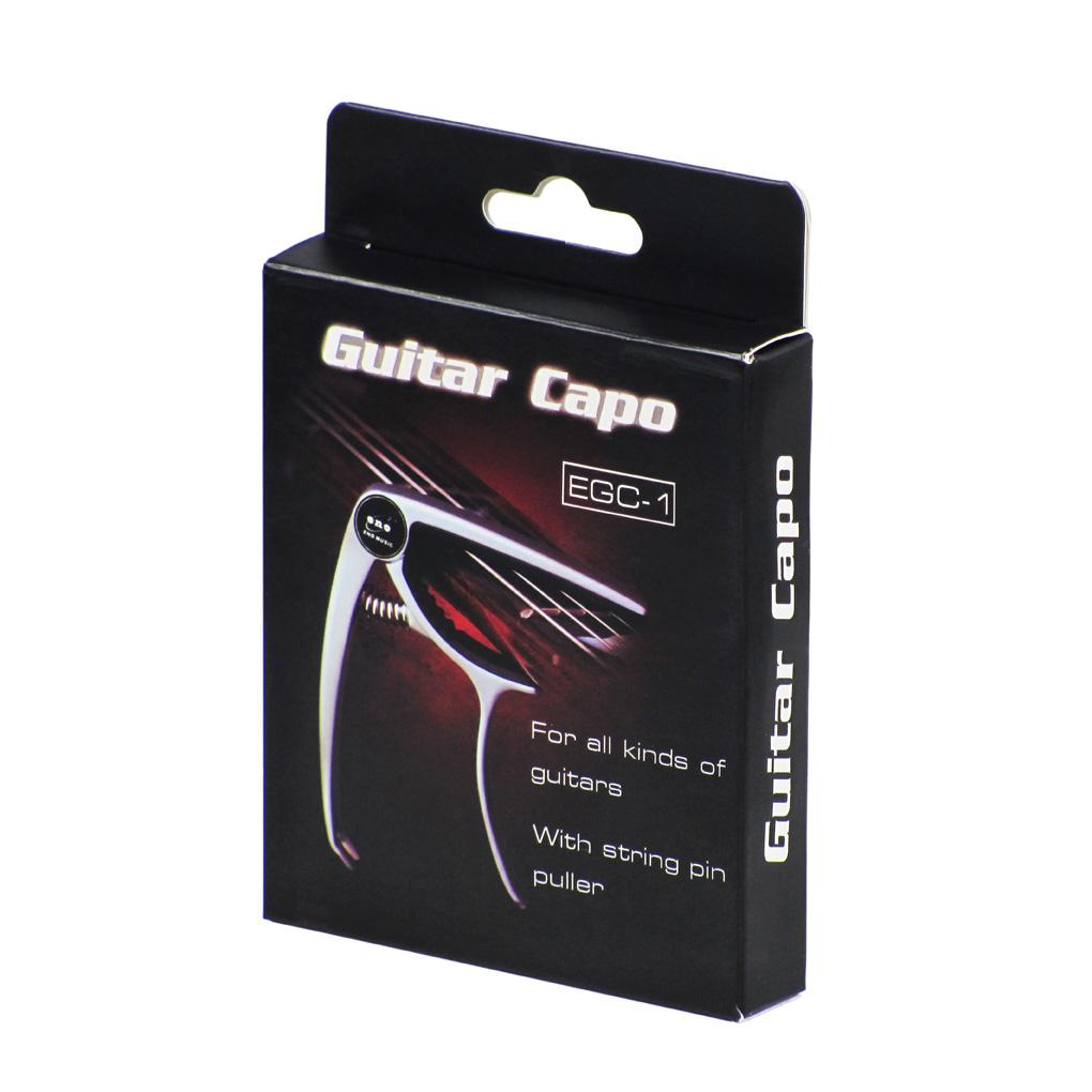 FLEOR Zinc Alloy Guitar Capo with String Pin Puller | iknmusic