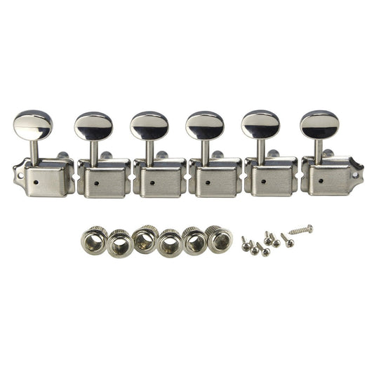 FLEOR 6-in-line Vintage Electric Guitar Machine Heads | iknmusic