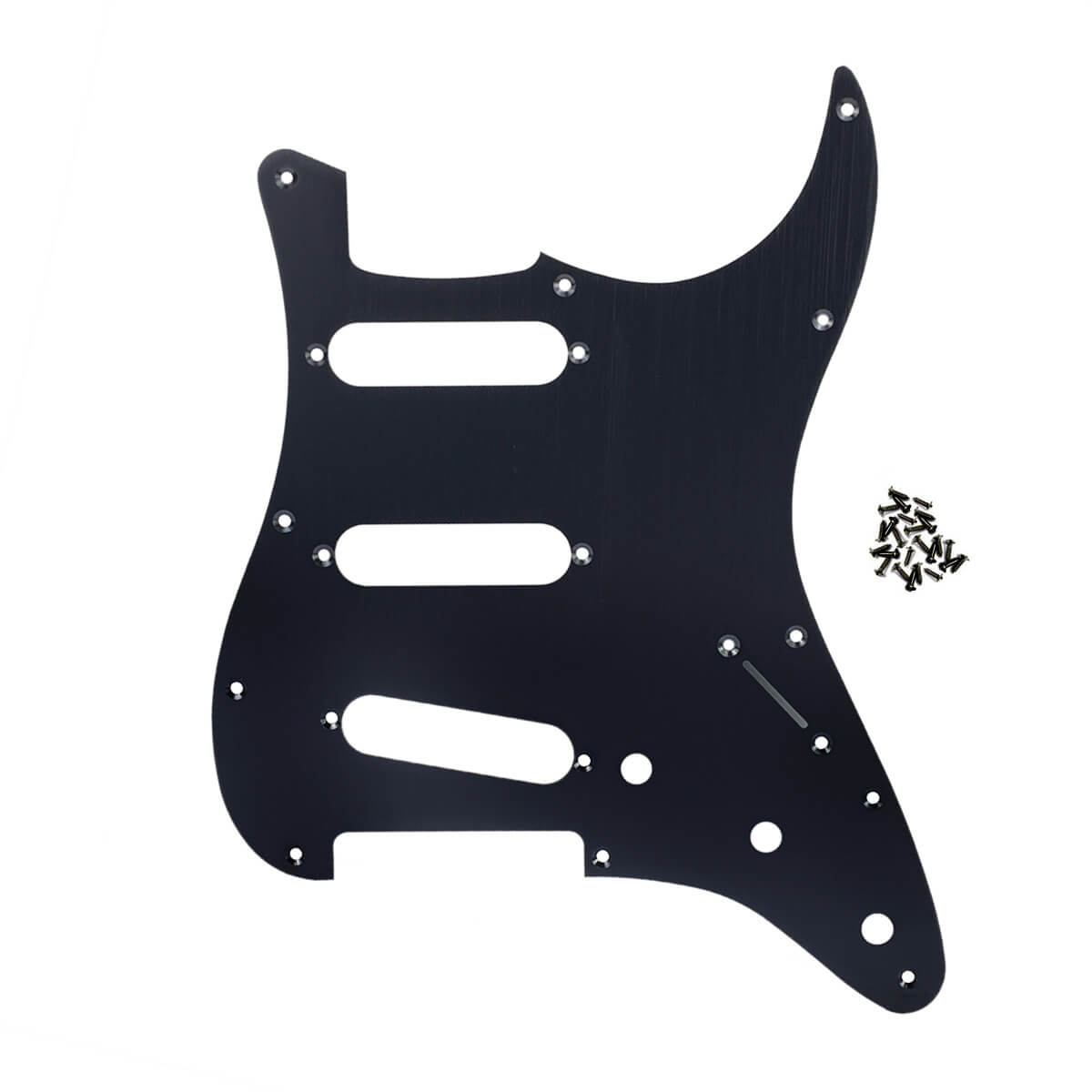 FLEOR Anodized Aluminum Metal Guitar Pickguard Strat SSS | iknmusic