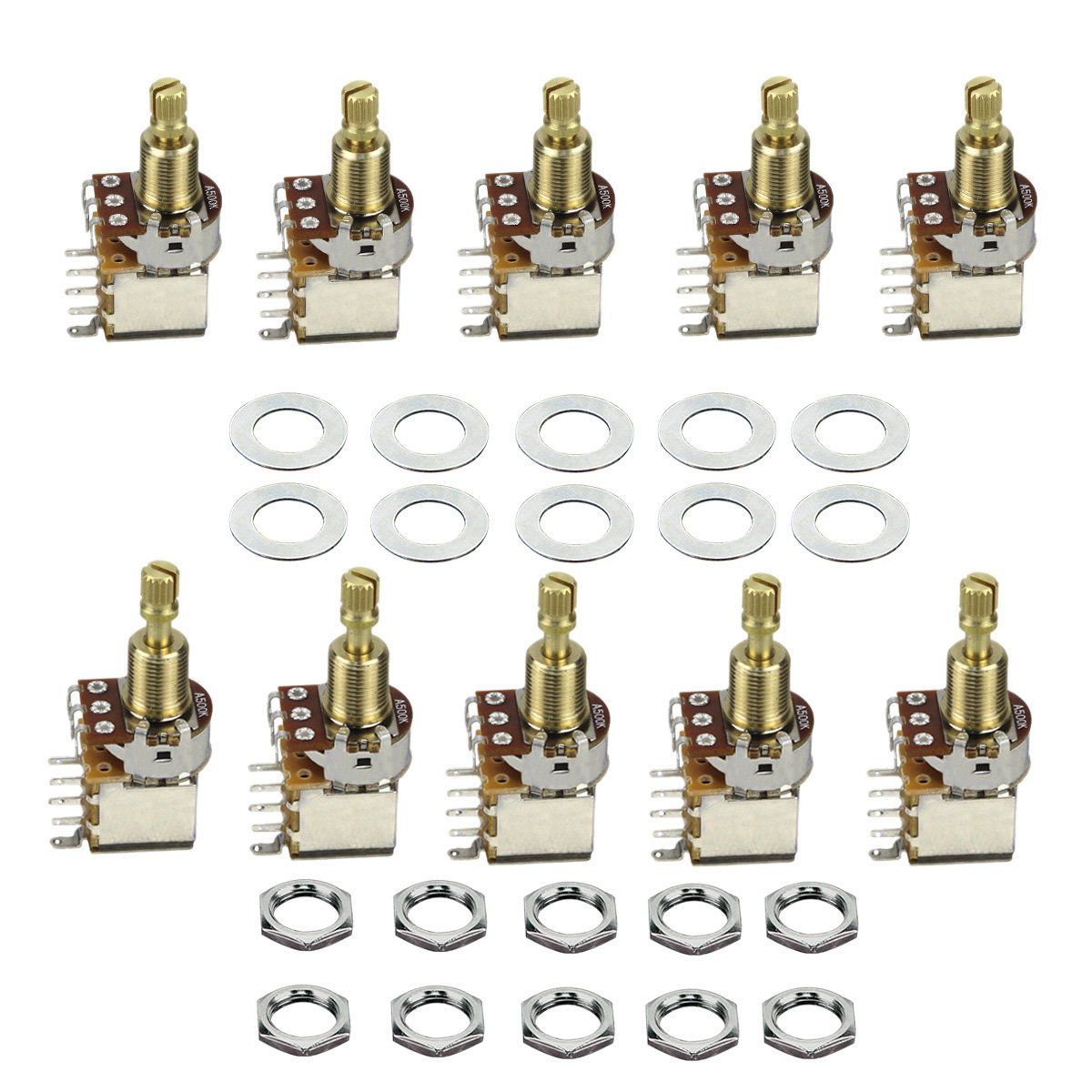 FLEOR Long Shaft Guitar Push-Push Potentiometer Switch | iknmusic