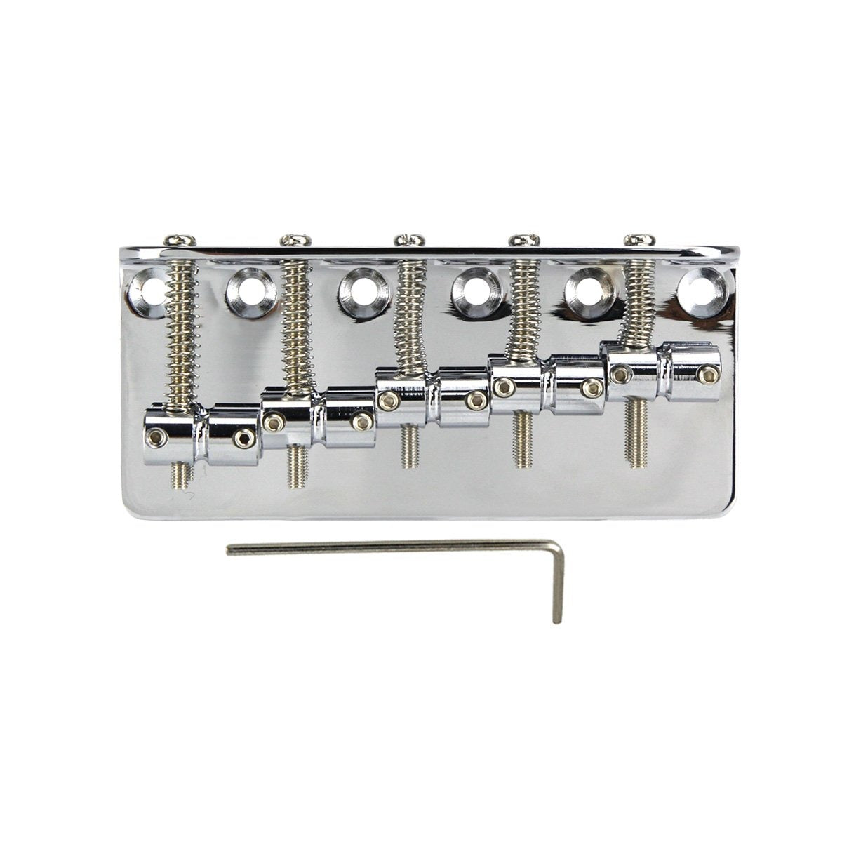 FLEOR 5 String Saddle Bass Bridge Chrome Made in Korea | iknmusic