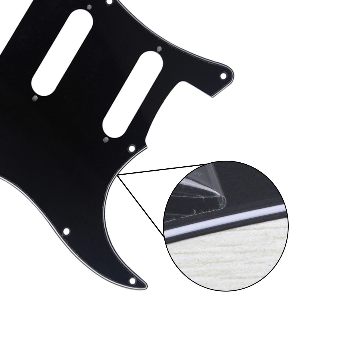 FLEOR SSH Guitar Pickguard Scratch Plate for Strat | iknmusic