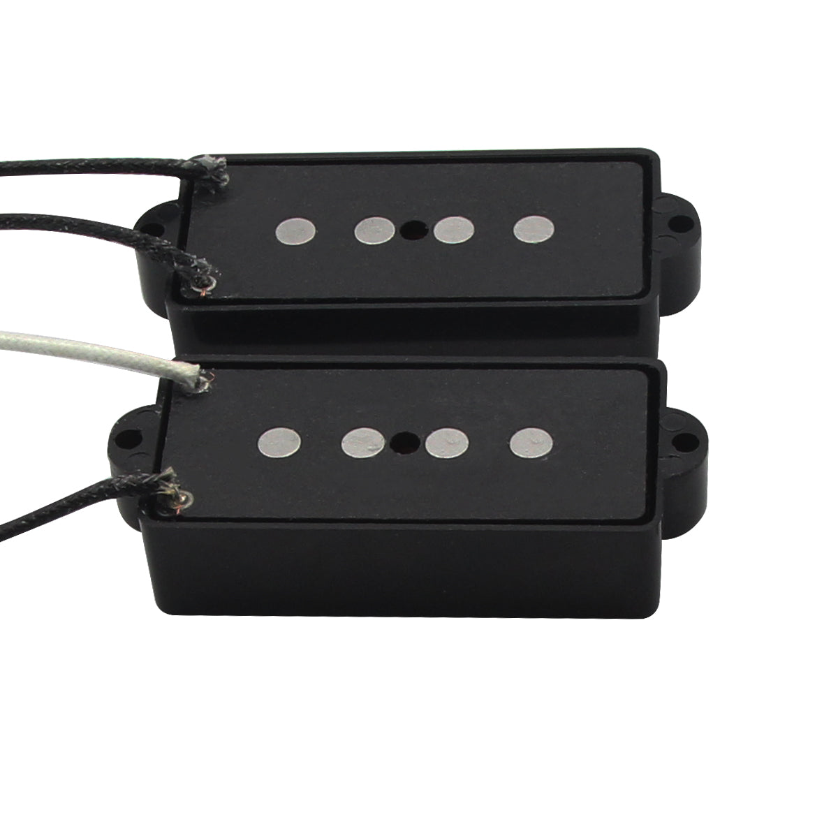 Oripure Alnico 5 P-Bass Pickup Set Noiseless Black para 4 cuerdas Precision PB Bass