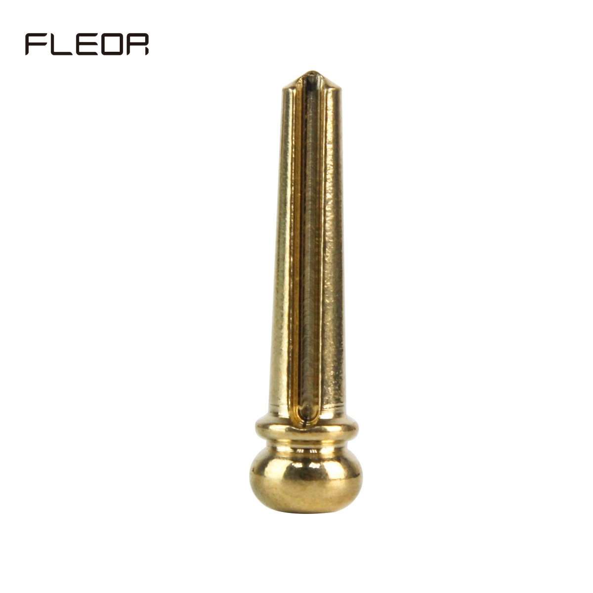 FLEOR 6PCS Brass Guitar Bridge Pins for Acoustic Guitar | iknmusic