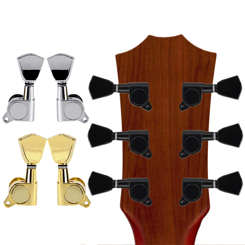 FLEOR Guitar Tuning Keys Machine Heads 3L3R for LP | iknmusic