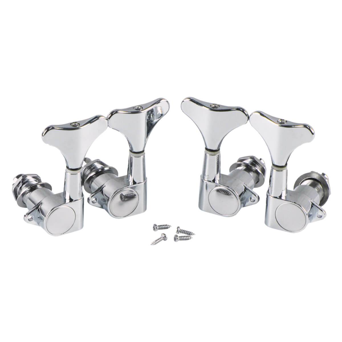 FLEOR Bass Machine Heads 2L2R Tuning Pegs for Bass 4-String | iknmusic