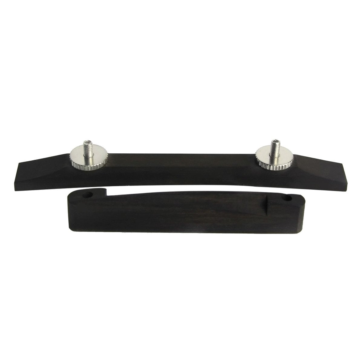 NEW Guitar Jazz Ebony Bridge Assembly for Archtop Guitar | iknmusic