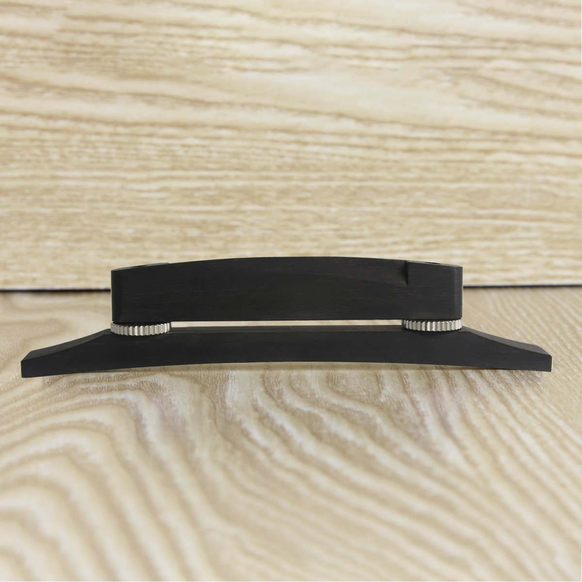 NEW Guitar Jazz Ebony Bridge Assembly for Archtop Guitar | iknmusic