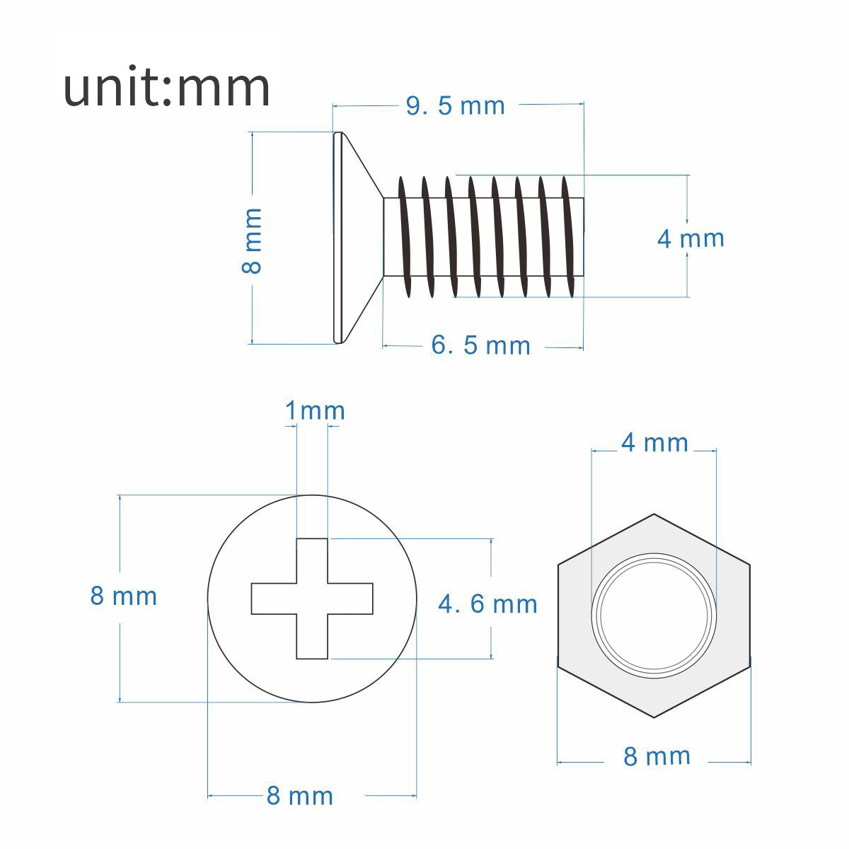 FLEOR LP Guitar Pickguard Bracket Mounting Screws | iknmusic