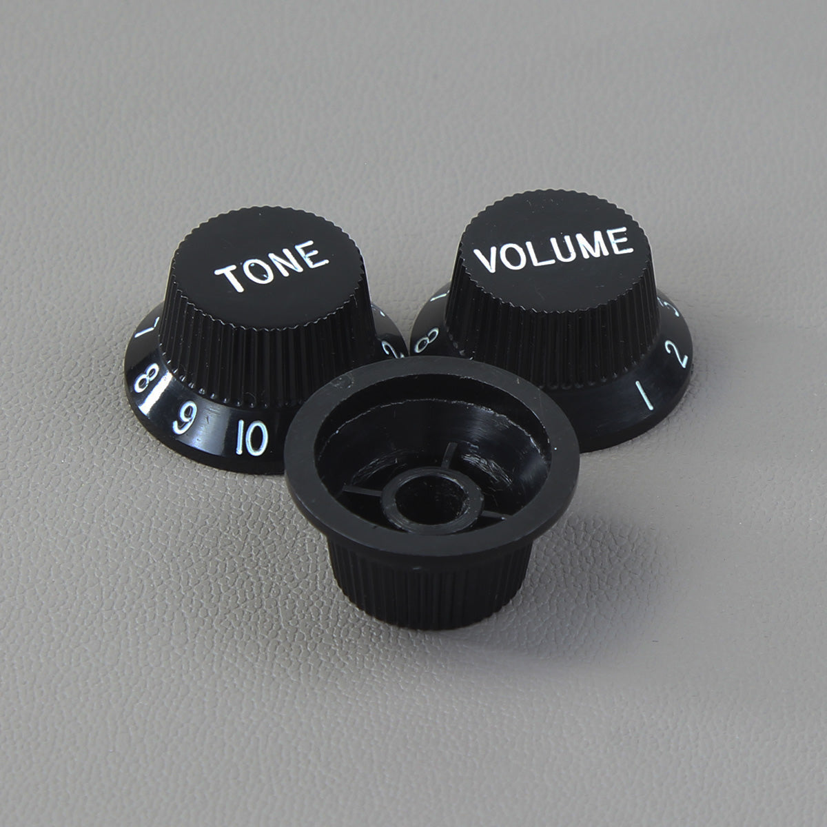 FLEOR Set of 2T1V Guitar Knobs Strat 24 Spline Knobs | iknmusic