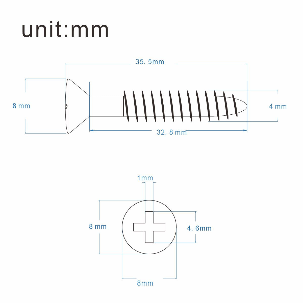 FLEOR Guitar Tremolo Bridge Spring Claw Mounting Screws | iknmusic