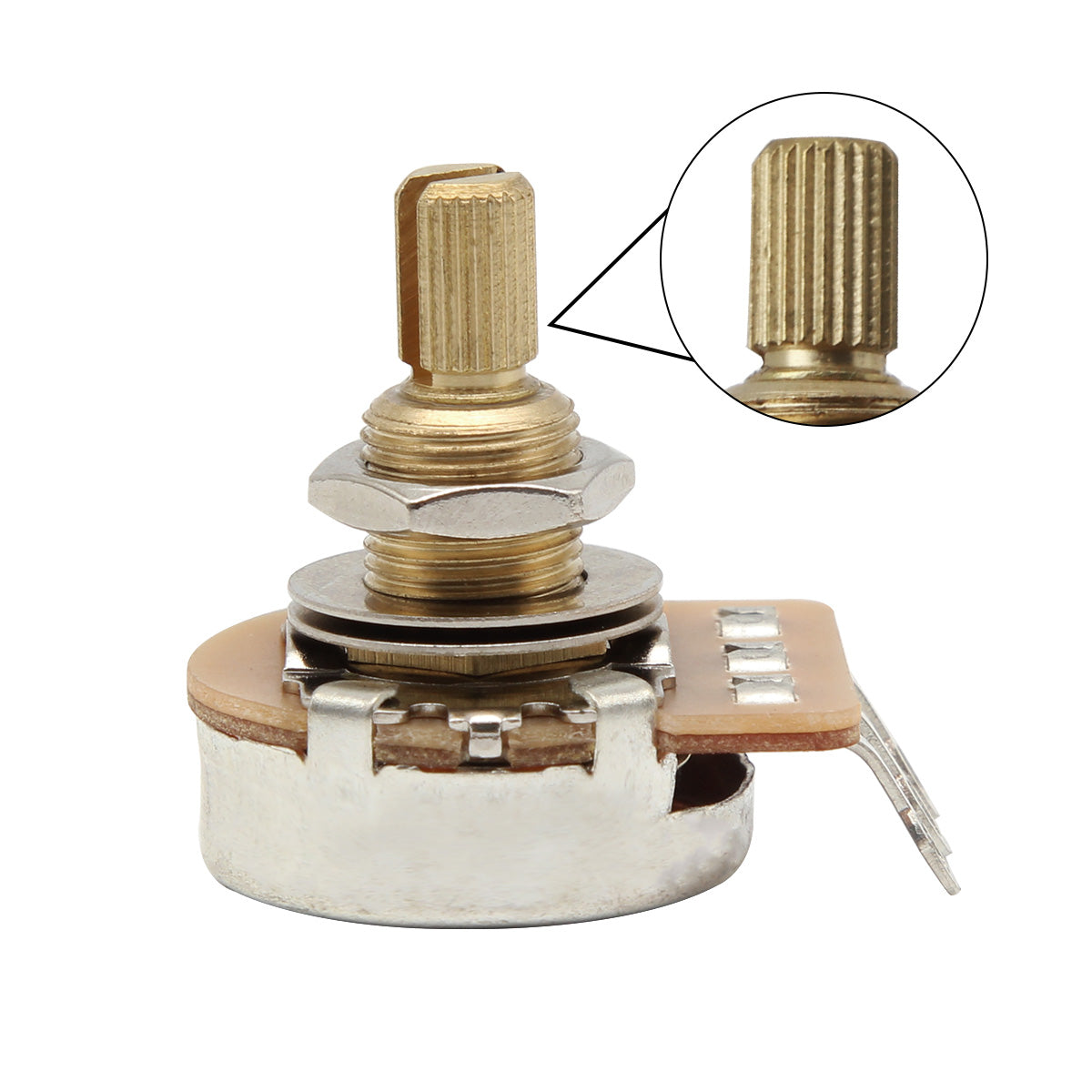 FLEOR 24-Tooth 3/8" Long Shaft Guitar Potentiometers Pots | iknmusic