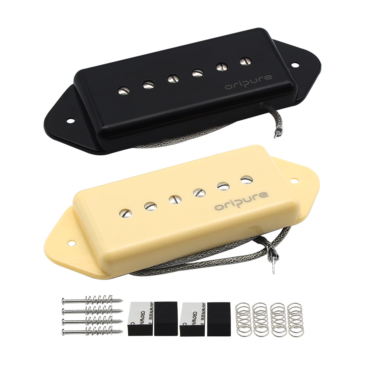 OriPure Vintage Alnico 5 Dog Ear P90 Single Coil Guitar Pickup for LP P90