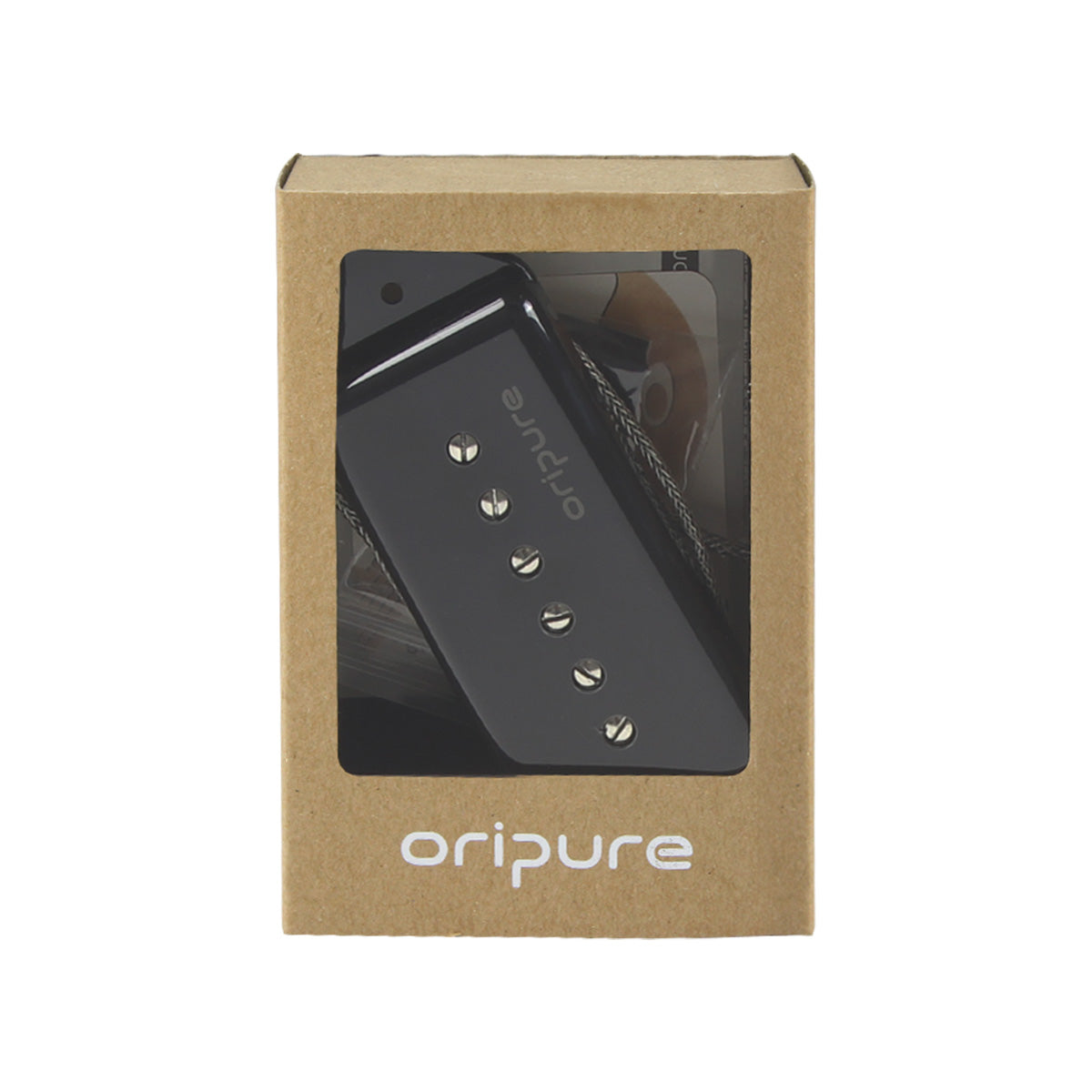 Pastilla de guitarra de bobina simple OriPure Vintage Alnico 5 Dog Ear P90 Soapbar para LP P90