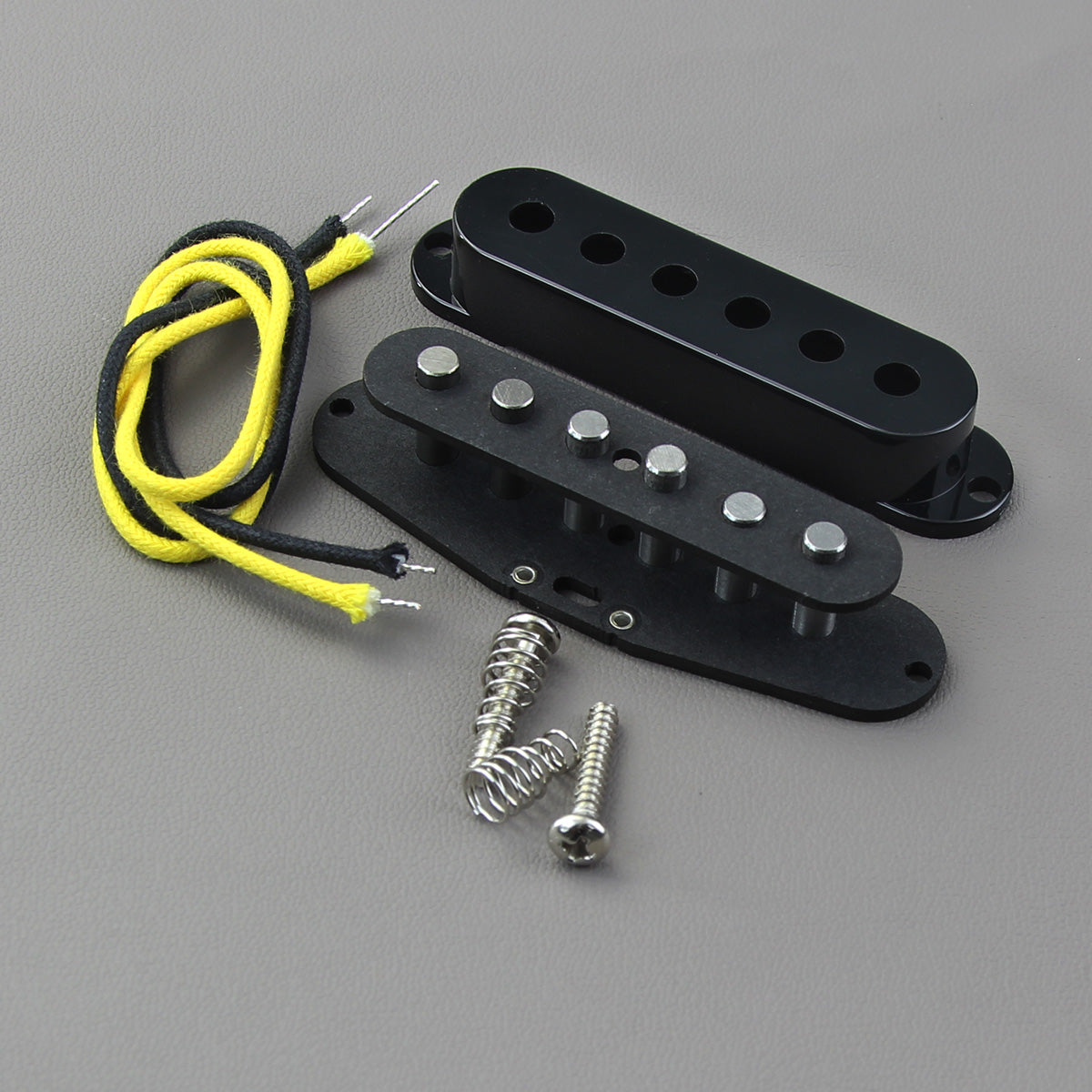 FLEOR DIY Vintage Alnico 5 Staggered Single Coil Pickup Kit | iknmusic