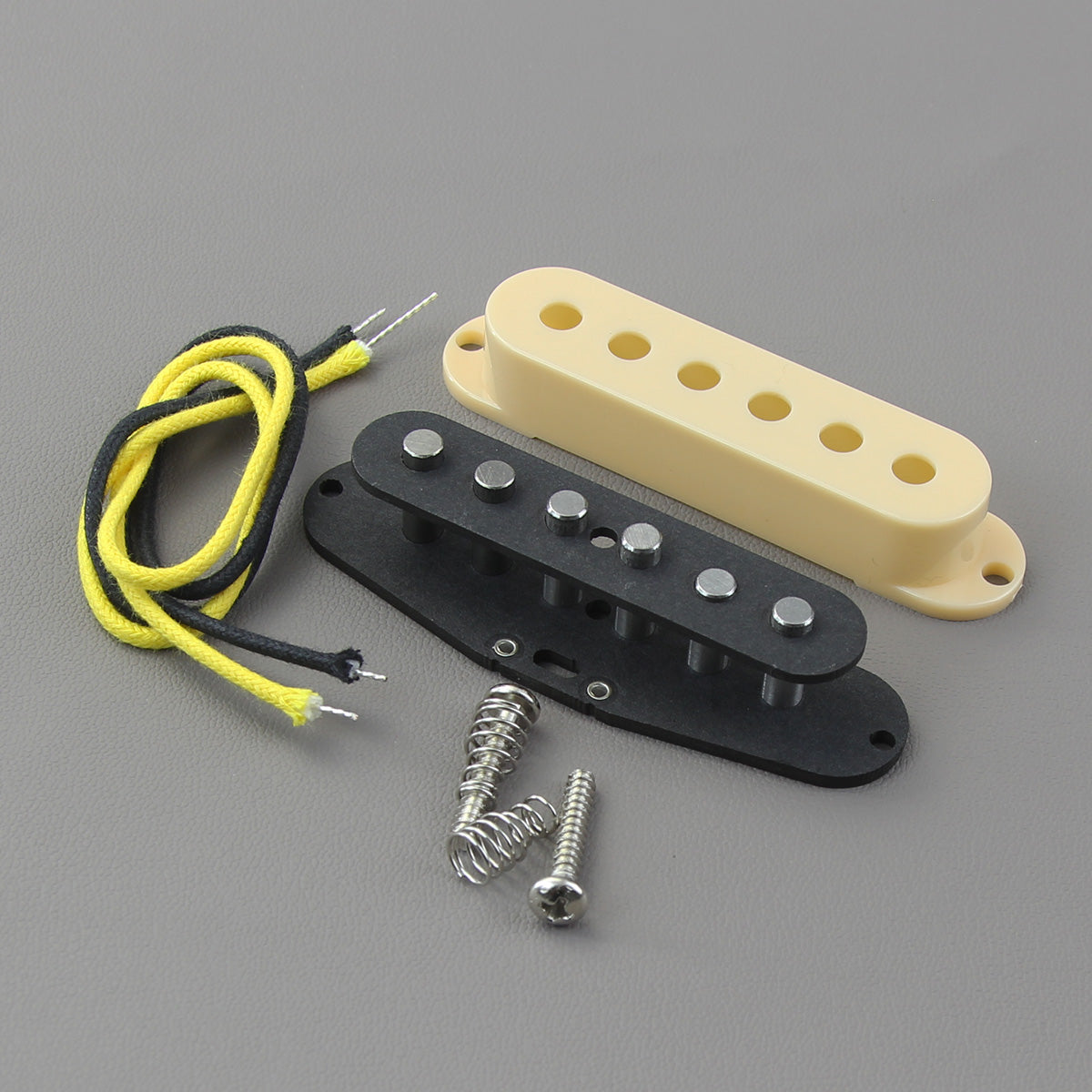 FLEOR DIY Vintage Alnico 5 Staggered Single Coil Pickup Kit | iknmusic