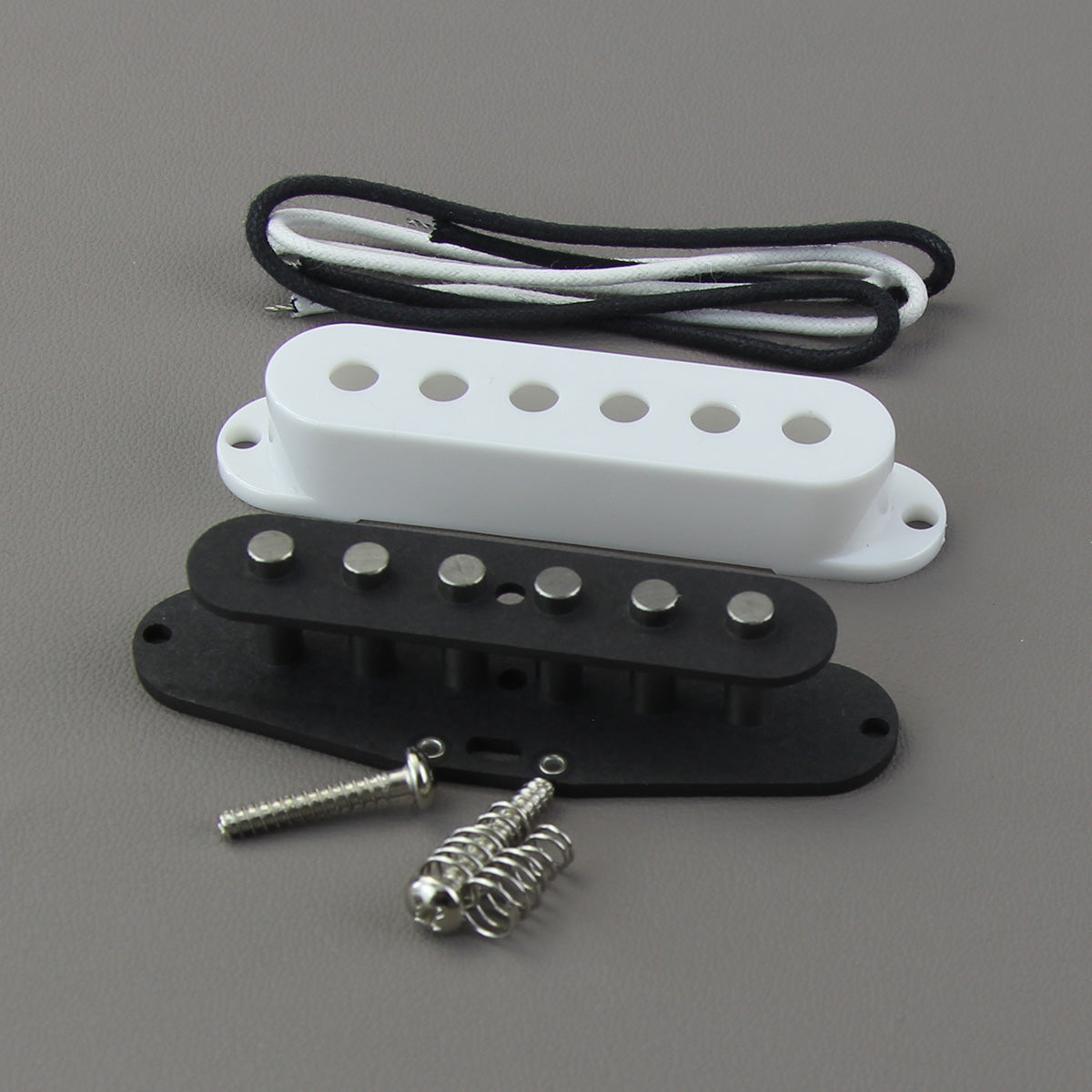 FLEOR DIY Flat Pole Vintage Alnico 5 Single Coil Pickup Kit | iknmusic