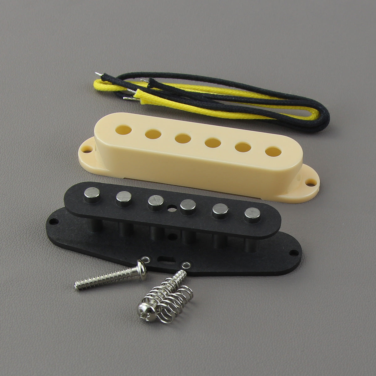 FLEOR DIY Flat Pole Vintage Alnico 5 Single Coil Pickup Kit | iknmusic