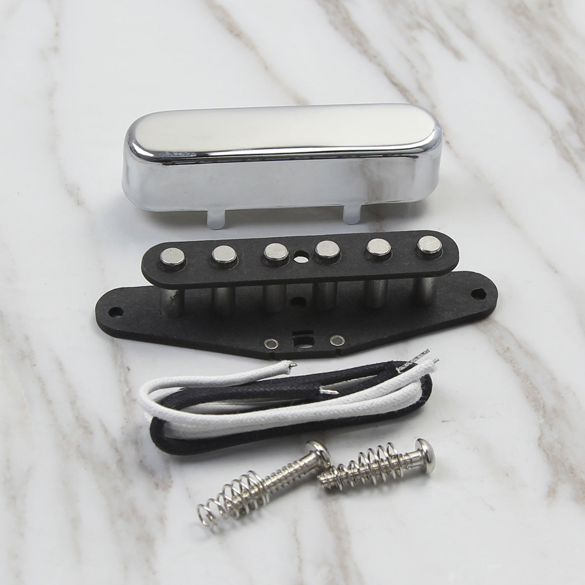 FLEOR Vintage Alnico 5 DIY Tele Neck Pickup Assembly Kit | iknmusic