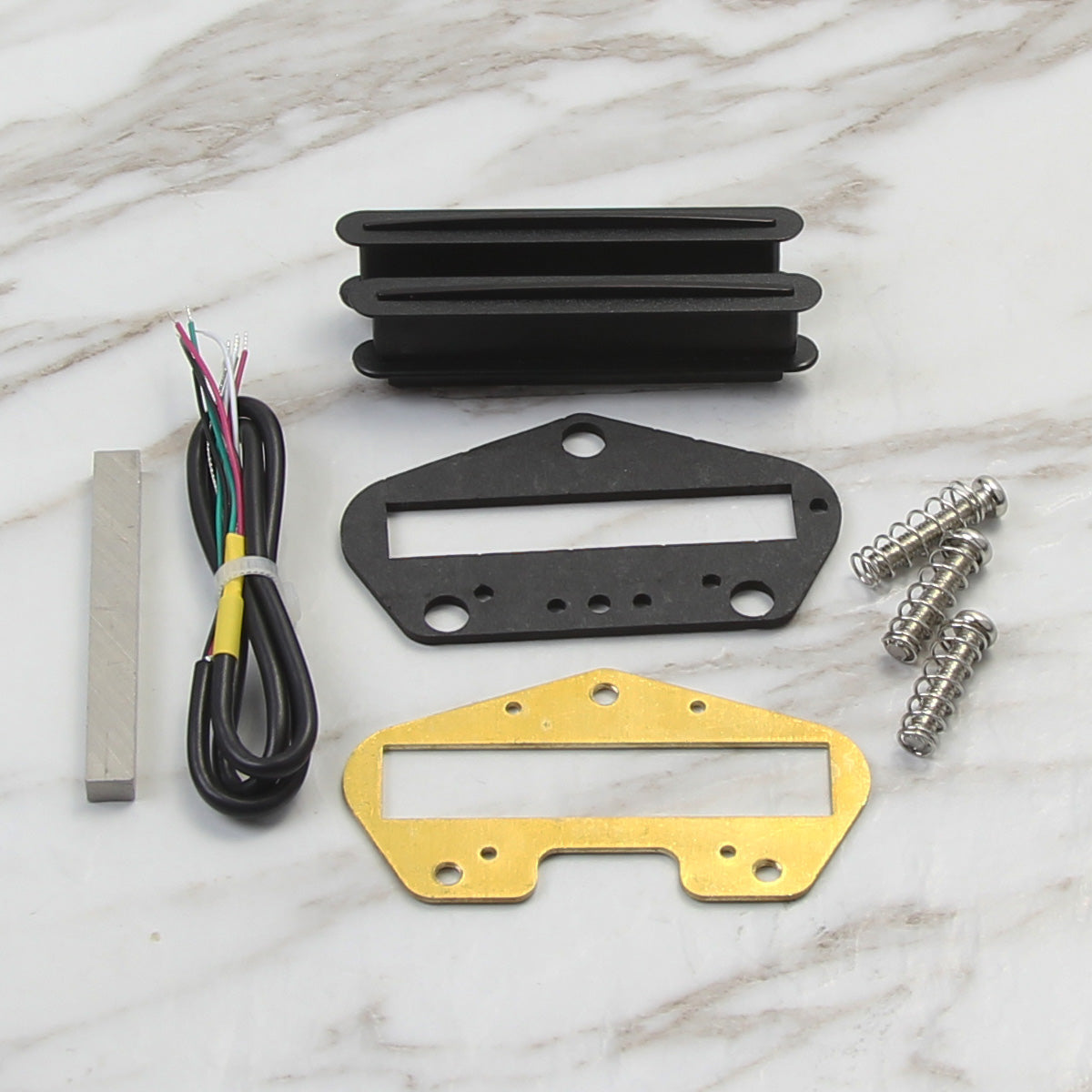 FLEOR Hot Rails Alnico 5 Tele Bridge Pickup DIY Kit | iknmusic