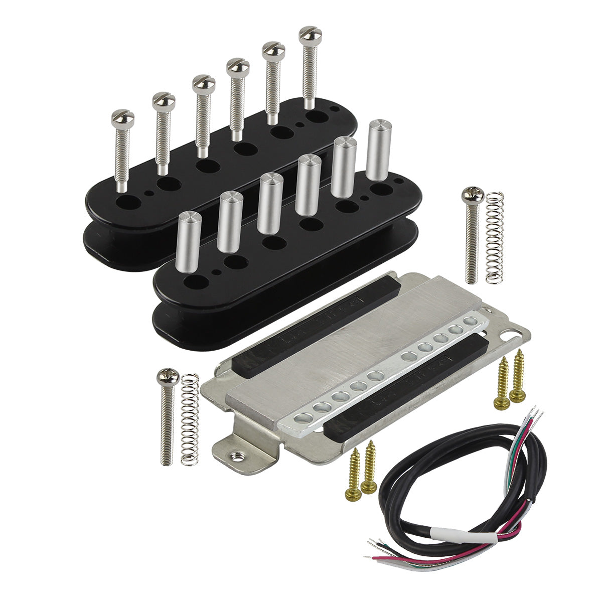 FLEOR Vintage Alnico 5 Pickup Humbucker Kit Parts | iknmusic