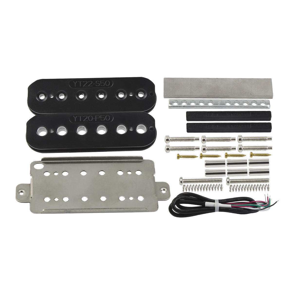 FLEOR Vintage Alnico 5 Pickup Humbucker Kit Parts | iknmusic