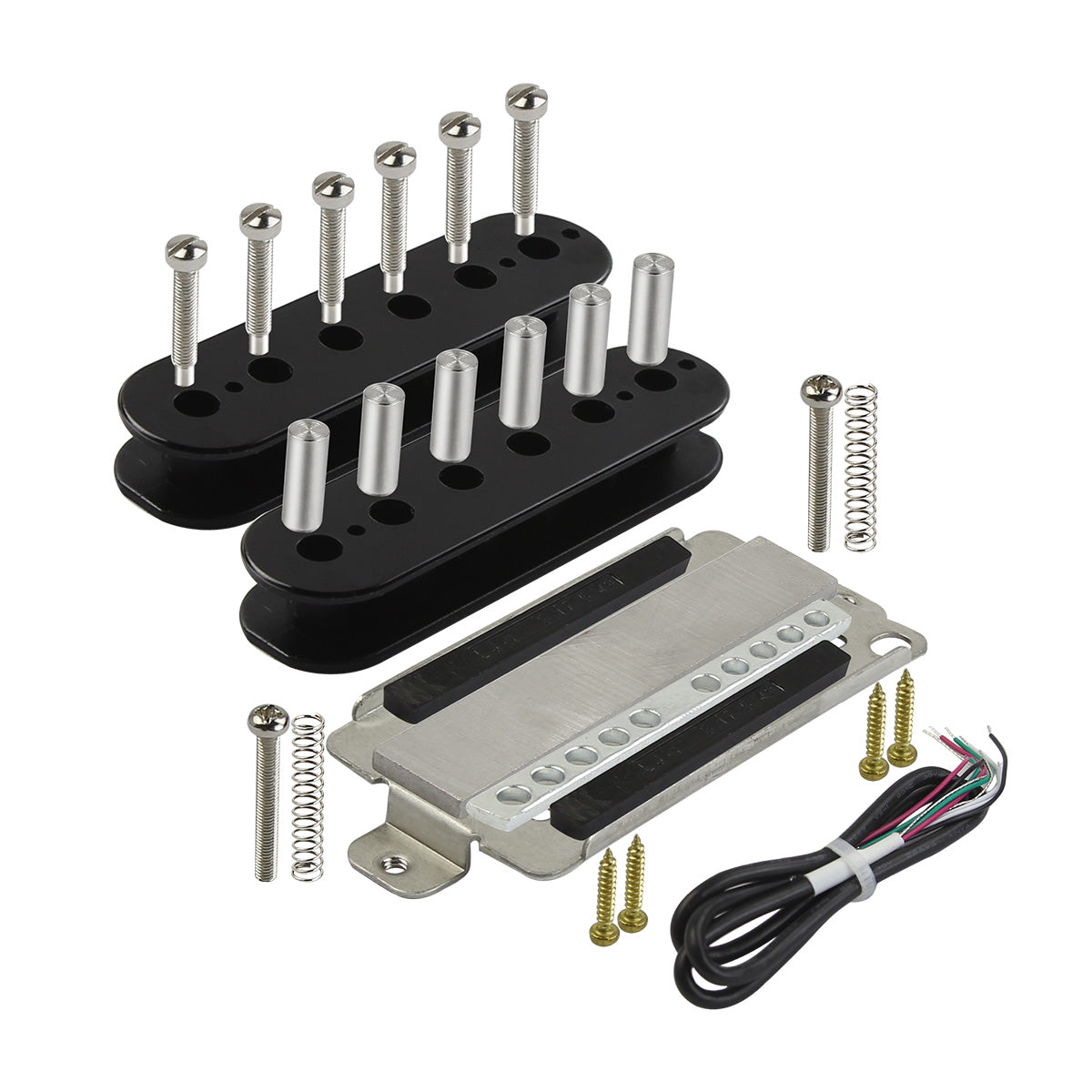 FLEOR Alnico 2 Humbucker Kit Double Coil Pickup DIY Parts | iknmusic