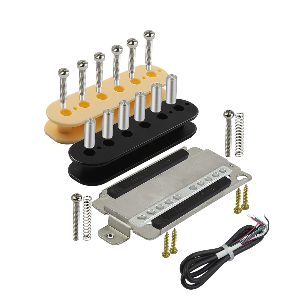 FLEOR Alnico 2 Humbucker Kit Double Coil Pickup DIY Parts | iknmusic