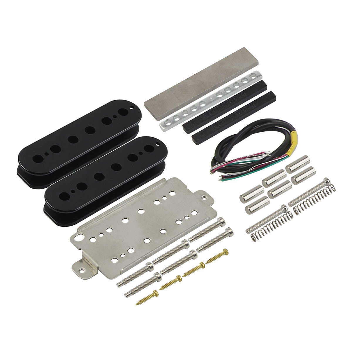 FLEOR Alnico 2 Humbucker Kit Double Coil Pickup DIY Parts | iknmusic